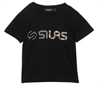ＳＩＬＡＳ×かまいたちの掟　ロゴTシャツ for KIDS(BLACK-S（110）)