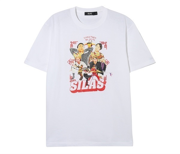 ＳＩＬＡＳ×かまいたちの掟　どことなくカンフー映画Ｔシャツ(WHITE-S)