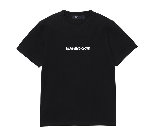 ＳＩＬＡＳ×かまいたちの掟　フロント＆バックロゴ for KIDS(BLACK-M(130))