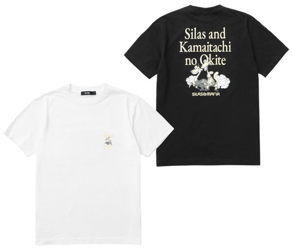 SILASサイラス かまいたちの掟 シャツ 予約商品】SILAS×かまいたちの掟 人文字SILASロゴT