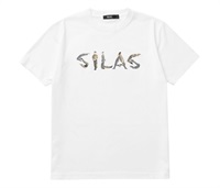 【予約商品】ＳＩＬＡＳ×かまいたちの掟　人文字ＳＩＬＡＳロゴＴシャツ(WHITE-S)