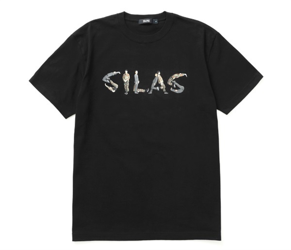 【予約商品】ＳＩＬＡＳ×かまいたちの掟　人文字ＳＩＬＡＳロゴＴシャツ(BLACK-S)