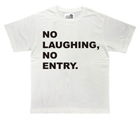 【予約商品】CIAOPANIC×かまいたちの掟　笑わない人お断りＴシャツ(WHITE-S)