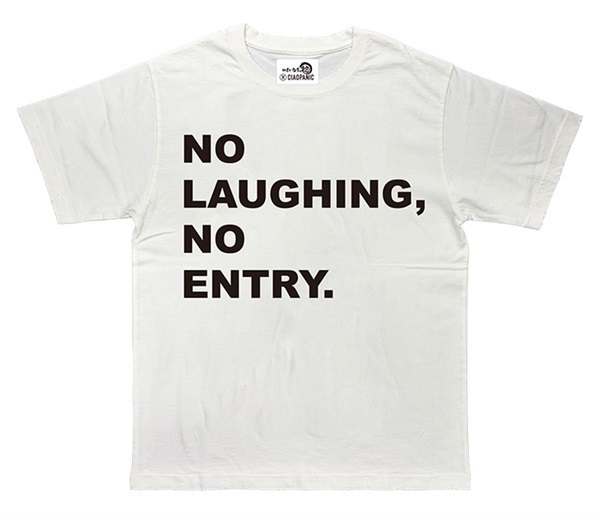 【予約商品】CIAOPANIC×かまいたちの掟　笑わない人お断りＴシャツ(WHITE-L)