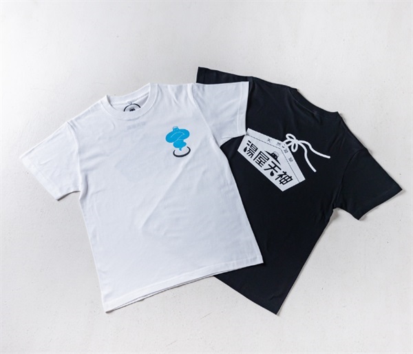 湯屋天神　両面プリントTシャツーBEAMS DIRECTORS BANK監修ー(BLACK-M)