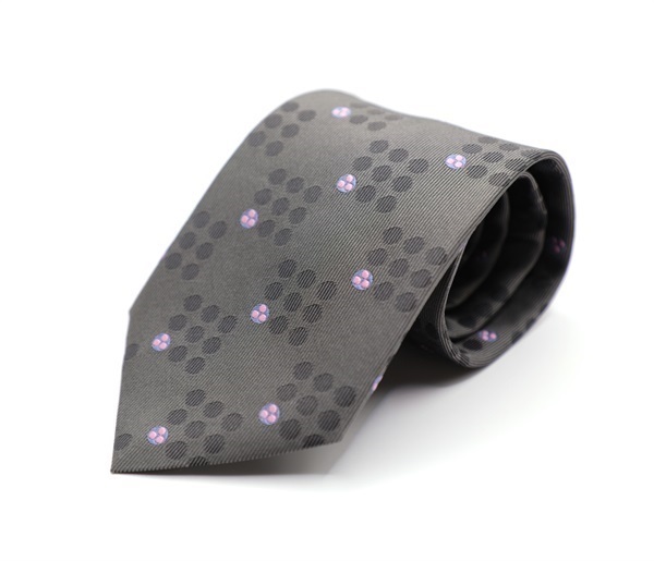 ネクタイ（金輪造営図）(GY（グレイ）)