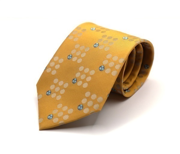 ネクタイ（金輪造営図）(YE（イエロー）)