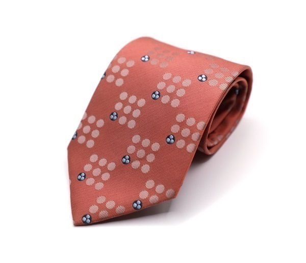 ネクタイ（金輪造営図）(PK（ピンク）)