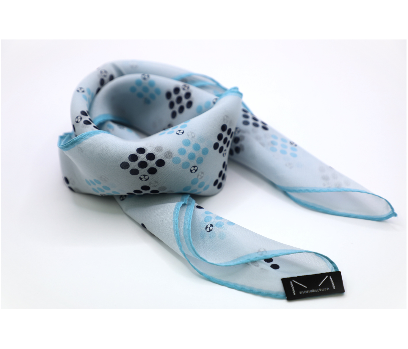 プチスカーフ（金輪造営図）(BL（ブルー）)