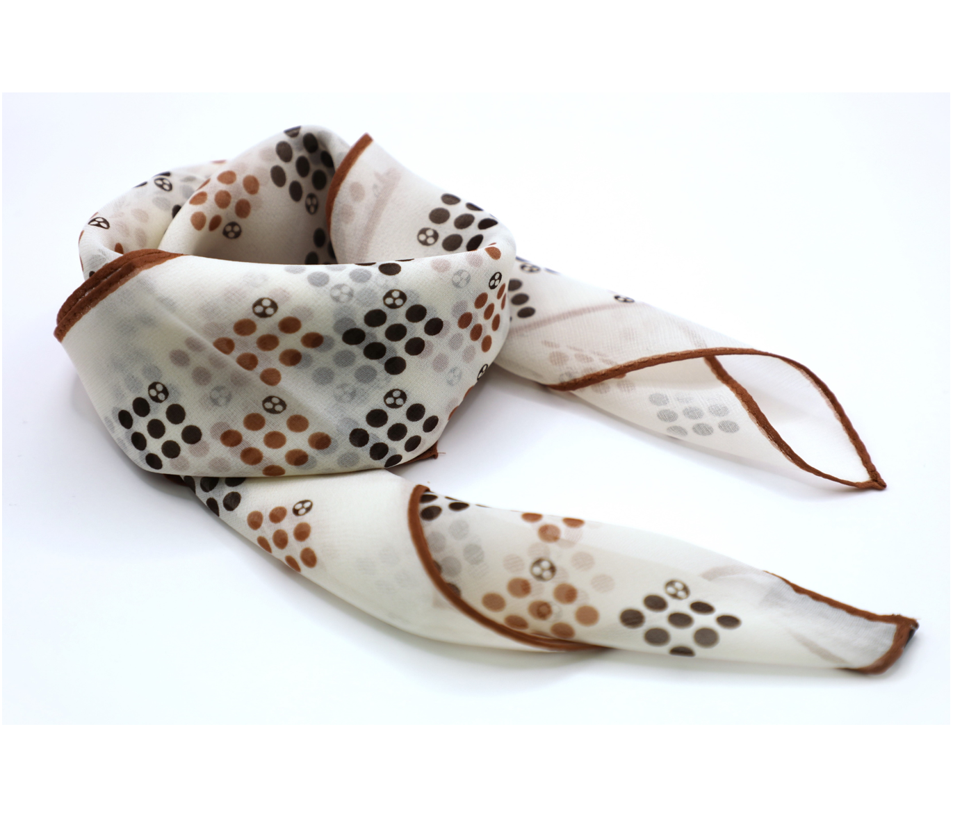 プチスカーフ（金輪造営図）(WH（ホワイト）)