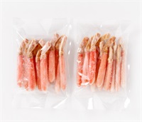 殻むきズワイガニ一番脚(計600g-生冷凍ズワイガニポーション300g(10～20本)×2袋)