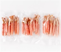 殻むきズワイガニ一番脚(計900g-生冷凍ズワイガニポーション300g(10～20本)×3袋)