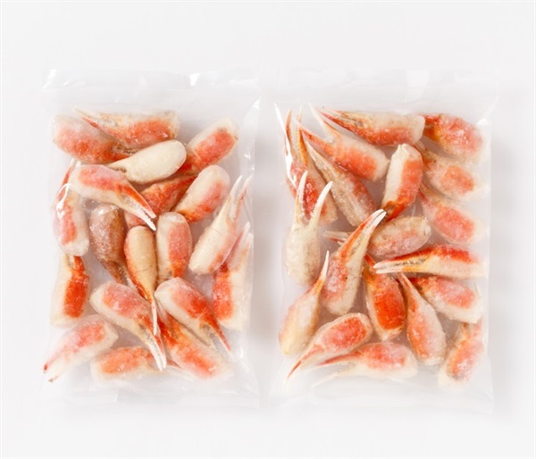 ズワイガニ爪肉(ボイル冷凍・計1kg(500g×2袋)-(計30～50個前後))