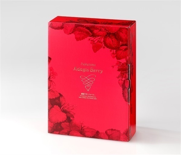 島根県松江市「のつ農園」　完熟いちご「福富アダージョベリー」(12個（2L・計400ｇ前後） ※1粒30～35ｇ前後)