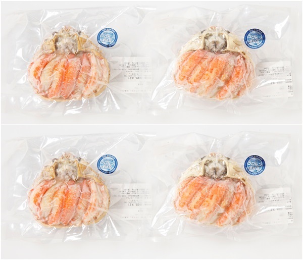 島根県産松葉ガニ蒸し甲羅盛り(4個　※1個：約120g)