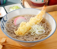 温めるだけ！具材付き！手揚げ一尾えび天ぷらそばセット