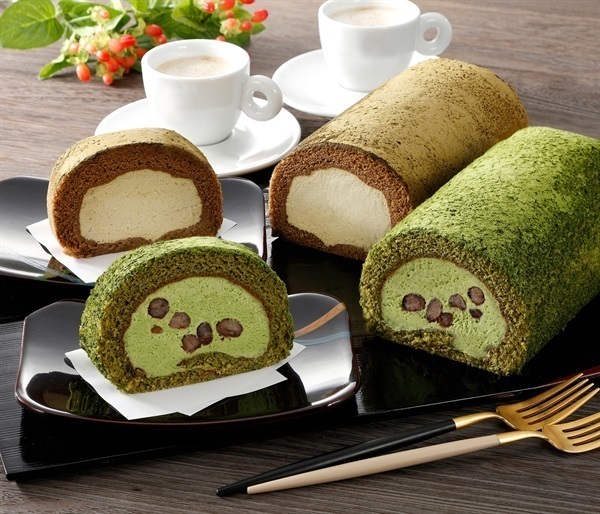 大山の香り「抹茶ろ～る」＆「ほうじ茶ろ～る」２本セット