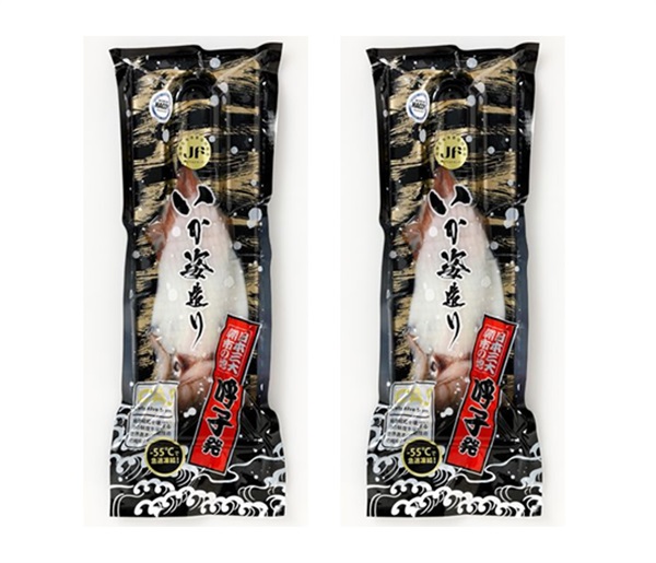 玄界灘産剣先イカ姿造り(２杯)