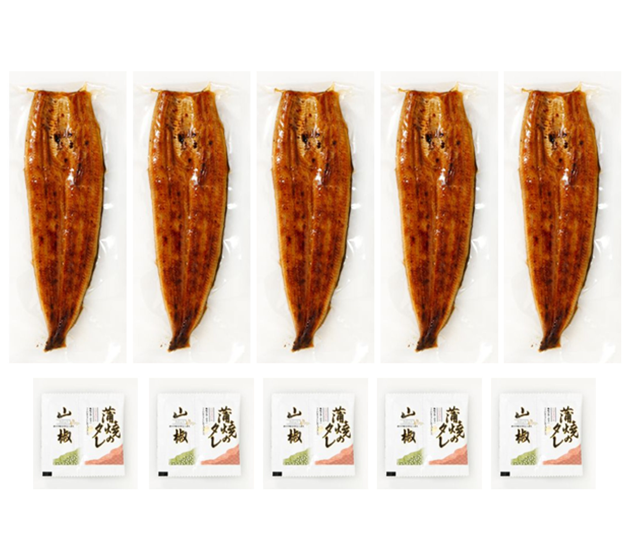 鹿児島県産１本うなぎ蒲焼(５尾計１ｋｇ前後)