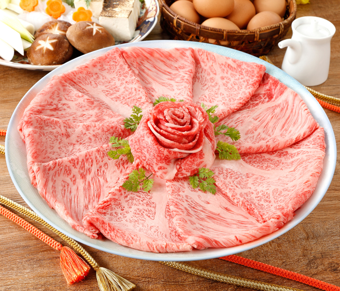 古都・鎌倉御成町石川推薦！黒毛和牛すき焼き用肩ロース