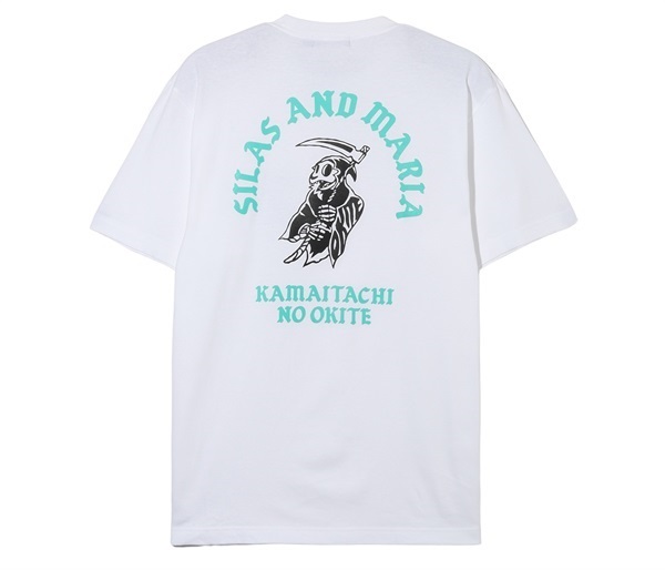 SILAS×かまいたちの掟 おまんじゅう顔デス鼬Tシャツ｜TSK