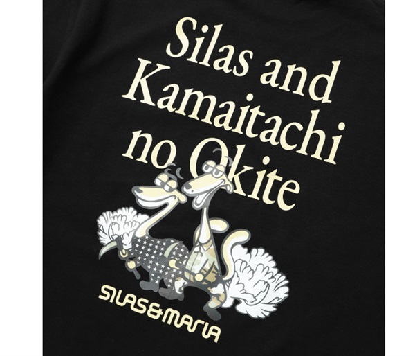 予約商品】SILAS×かまいたちの掟 コミック風いたち×牡丹T